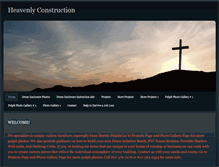 Tablet Screenshot of heavenlyconstruction.com